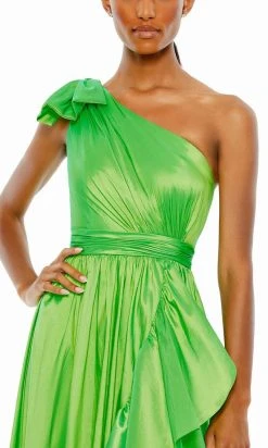 Mac Duggal 68027 - Asymmetrical One Sleeve Long Dress