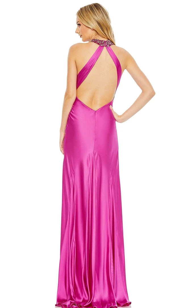 Mac Duggal 68063 - High Halter Neck Evening Dress 4 Mac Duggal 68063 - High Halter Neck Evening Dress