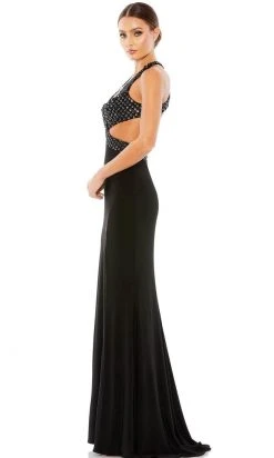 Mac Duggal 68166 - Sequined Plunging Neck Evening Dress 11 Mac Duggal 68166 - Sequined Plunging Neck Evening Dress