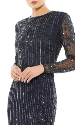 Mac Duggal 93626 - Long Sleeve Jewel Neck Evening Dress