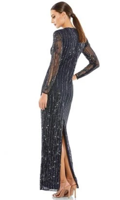 Mac Duggal 93626 - Long Sleeve Jewel Neck Evening Dress