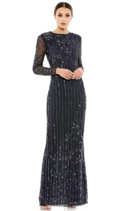 Mac Duggal 93626 - Long Sleeve Jewel Neck Evening Dress