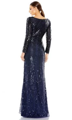 Mac Duggal 93660 - Faux Wrap Sequin Evening Dress