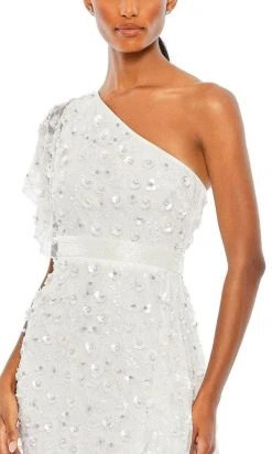 Mac Duggal 93687 - Asymmetrical One Shoulder Strap High Low Dress 14 Mac Duggal 93687 - Asymmetrical One Shoulder Strap High Low Dress