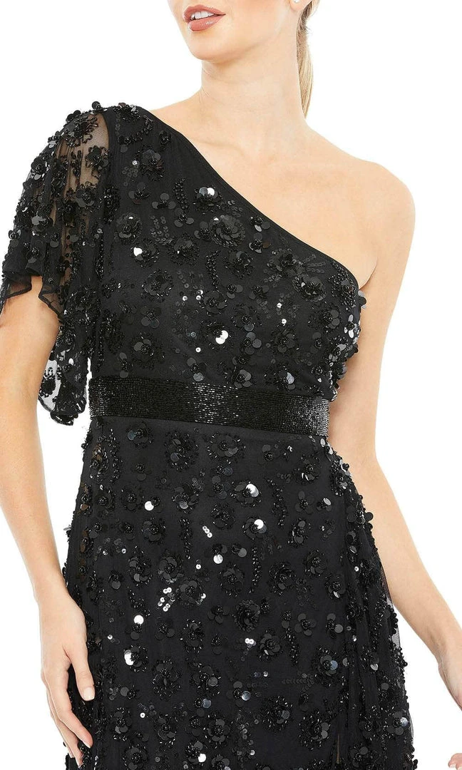 Mac Duggal 93687 - Asymmetrical One Shoulder Strap High Low Dress 5 Mac Duggal 93687 - Asymmetrical One Shoulder Strap High Low Dress