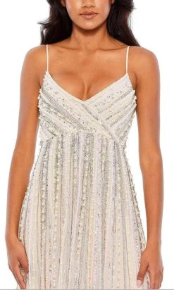 Mac Duggal 93732 - Sleeveless V-Neck Sequin Dress