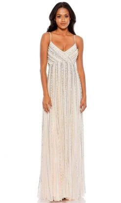 Mac Duggal 93732 - Sleeveless V-Neck Sequin Dress