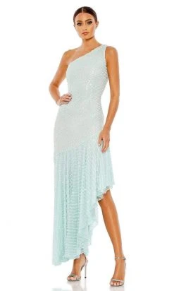 Mac Duggal - 93741 Pearl Beaded High Low Dress