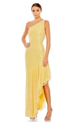 Mac Duggal - 93741 Pearl Beaded High Low Dress 11 Mac Duggal - 93741 Pearl Beaded High Low Dress