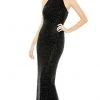 Mac Duggal - 93742 Jewel Ornate Halter Gown