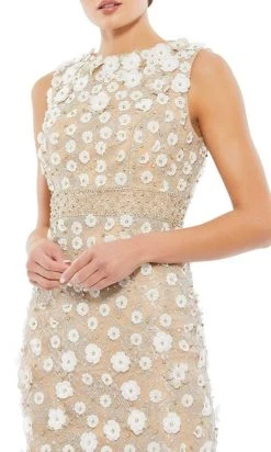 Mac Duggal Cocktail - 67853D Jewel Beaded Sheath Dress