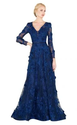 Mac Duggal Couture - 20108D Beaded Embroidered V-Neck Evening Gown 11 Mac Duggal Couture - 20108D Beaded Embroidered V-Neck Evening Gown