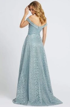 Mac Duggal Couture - 20121D Crystal Beaded Off-Shoulder A-line Dress