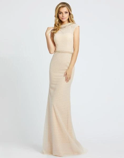 Mac Duggal Evening - 12229D Jewel Beaded Cap Sleeve Evening Gown 4 Mac Duggal Evening - 12229D Jewel Beaded Cap Sleeve Evening Gown