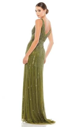 Mac Duggal Evening - 5219D Beaded V-Neck Long Gown 13 Mac Duggal Evening - 5219D Beaded V-Neck Long Gown