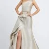 Mac Duggal Evening - 66975D Asymmetric Fitted Long Trumpet Gown 1 Mac Duggal Evening - 66975D Asymmetric Fitted Long Trumpet Gown