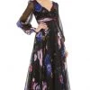 Mac Duggal Evening - 67872D Floral A-Line Evening Dress 1 Mac Duggal Evening - 67872D Floral A-Line Evening Dress