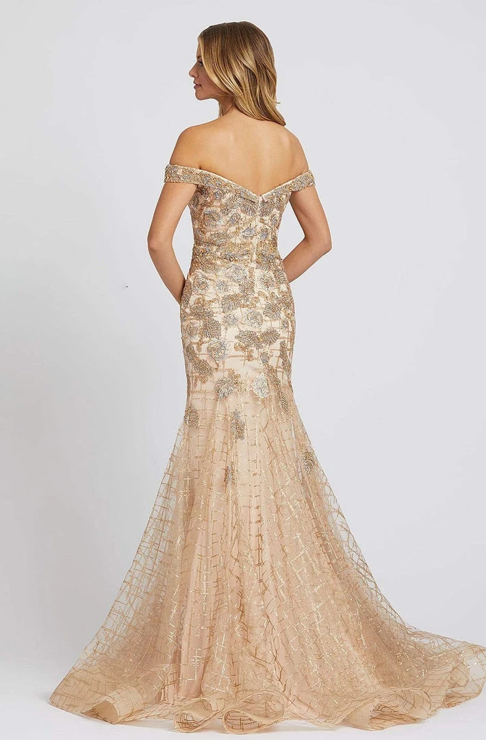 Mac Duggal Evening - 79254D Jeweled Off-Shoulder Trumpet Dress 4 Mac Duggal Evening - 79254D Jeweled Off-Shoulder Trumpet Dress