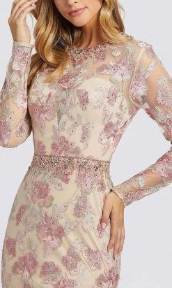 Mac Duggal Evening - 79281D Floral Embroidered Soft Fitted Dress 7 Mac Duggal Evening - 79281D Floral Embroidered Soft Fitted Dress
