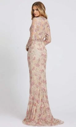 Mac Duggal Evening - 79281D Floral Embroidered Soft Fitted Dress 6 Mac Duggal Evening - 79281D Floral Embroidered Soft Fitted Dress