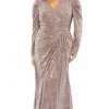 Mac Duggal Fabulouss - 49503F Streak Designed Evening Dress