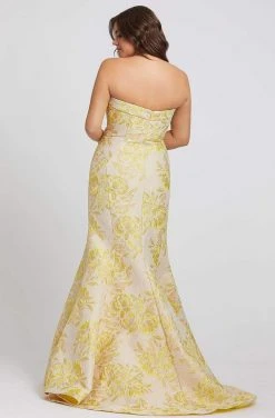 Mac Duggal Fabulouss - 66801F Floral Print Sweetheart Mermaid Dress