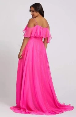 Mac Duggal Fabulouss - 67224F Cold Shoulder A-line Long Dress