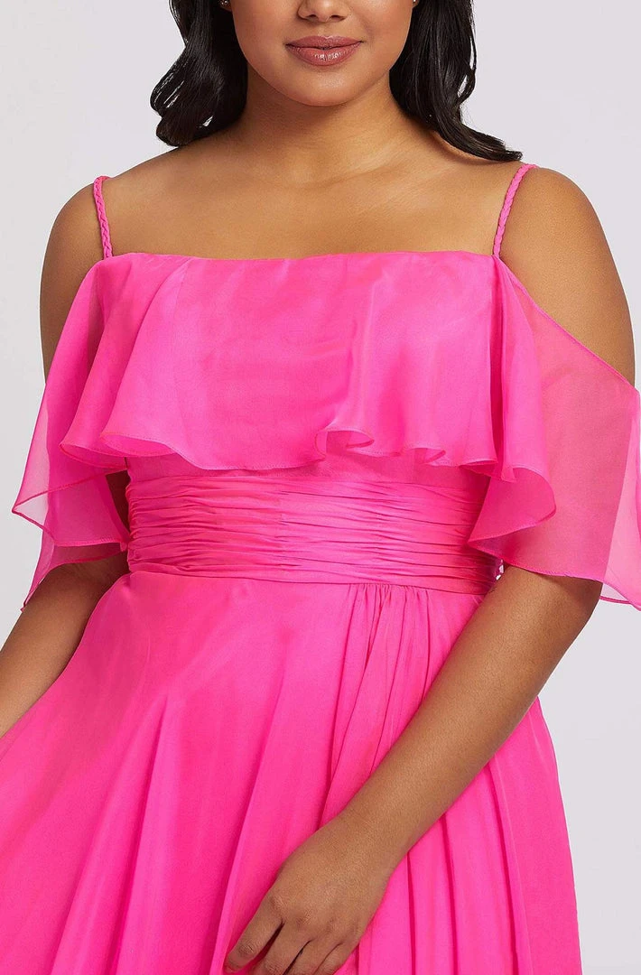 Mac Duggal Fabulouss - 67224F Cold Shoulder A-line Long Dress 5 Mac Duggal Fabulouss - 67224F Cold Shoulder A-line Long Dress