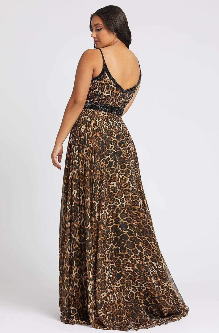 Mac Duggal Fabulouss - 67251F Cheetah Printed Long Dress 5 Mac Duggal Fabulouss - 67251F Cheetah Printed Long Dress