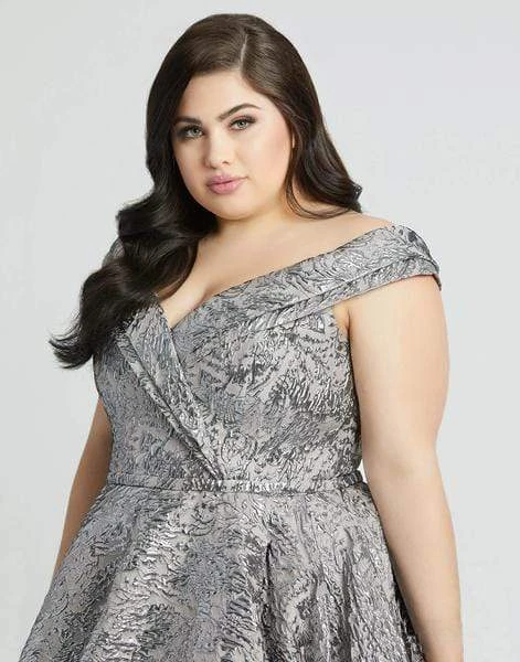 Mac Duggal Fabulouss - 77677F Metallic Volumized A-line Gown 5 Mac Duggal Fabulouss - 77677F Metallic Volumized A-line Gown