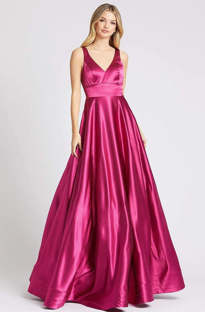 Mac Duggal Flash - 48925L V-Neck Sleeveless Ballgown 3 Mac Duggal Flash - 48925L V-Neck Sleeveless Ballgown