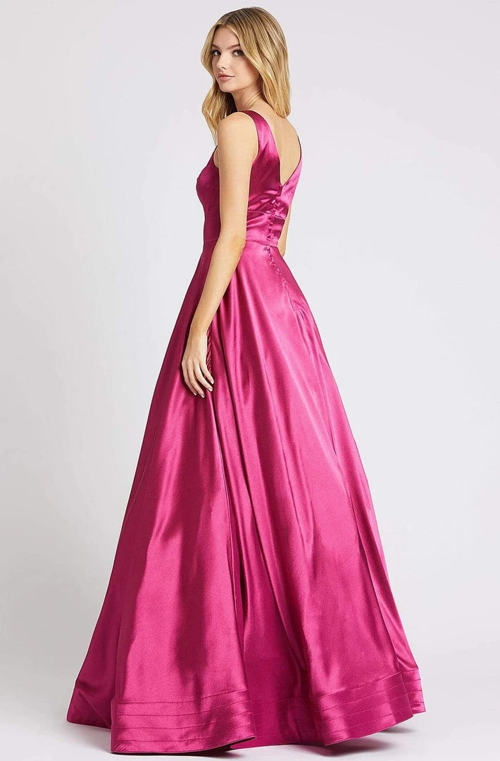 Mac Duggal Flash - 48925L V-Neck Sleeveless Ballgown 4 Mac Duggal Flash - 48925L V-Neck Sleeveless Ballgown