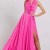 Mac Duggal Flash - 67382L Ruffled A-line Long Dress