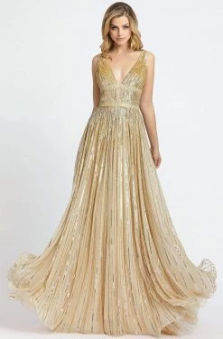 Mac Duggal Prom - 4906M Glimmering Sequin Embellished A-Line Prom Gown