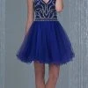 Madison James - 16-305 Dress In Royal Short Dresses 2 Madison James - 16-305 Dress In Royal Short Dresses