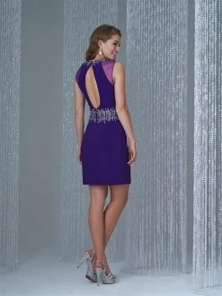 Short Dresses Madison James - 16-370 Dress In Purple