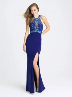 Madison James - 16-392 Dress In Purple Party Dresses