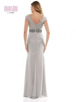 Marsoni By Colors - M169 Ruched Wrap Cap Sleeve Gown 18 Marsoni By Colors - M169 Ruched Wrap Cap Sleeve Gown