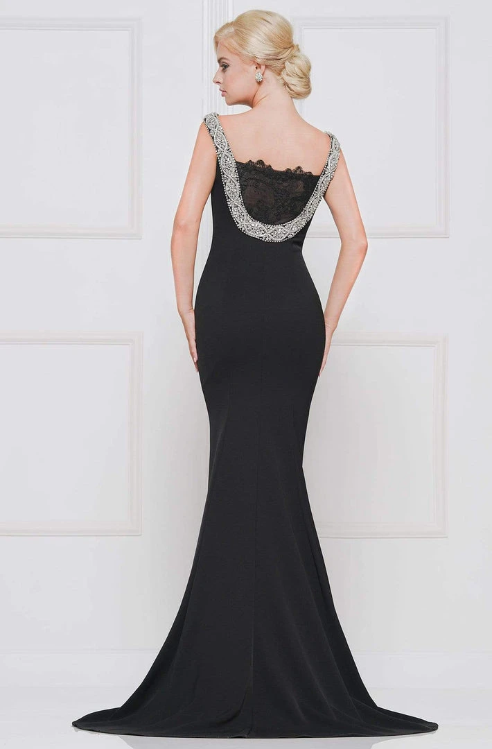 Marsoni By Colors - M177 Beaded Bateau Mermaid Gown 6 Marsoni By Colors - M177 Beaded Bateau Mermaid Gown