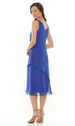 Marsoni By Colors - M307 V-Neck Sheath Knee-Length Dress 24 Marsoni By Colors - M307 V-Neck Sheath Knee-Length Dress