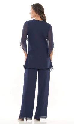 Marsoni By Colors - M308 V-Neck Half Sleeves Pantsuit 21 Marsoni By Colors - M308 V-Neck Half Sleeves Pantsuit