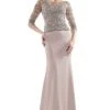 Marsoni By Colors - MV1026 Bead Embellished Bateau Dress 1 Marsoni By Colors - MV1026 Bead Embellished Bateau Dress