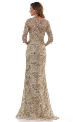 Marsoni By Colors - MV1119 Sequin And Embroidered Sheath Dress