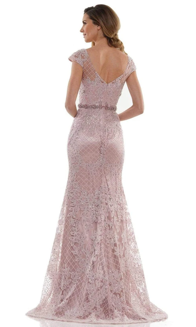 Marsoni By Colors - MV1120 Bateau Trumpet Evening Dress 6 Marsoni By Colors - MV1120 Bateau Trumpet Evening Dress