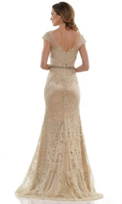 Marsoni By Colors - MV1120 Bateau Trumpet Evening Dress 7 Marsoni By Colors - MV1120 Bateau Trumpet Evening Dress