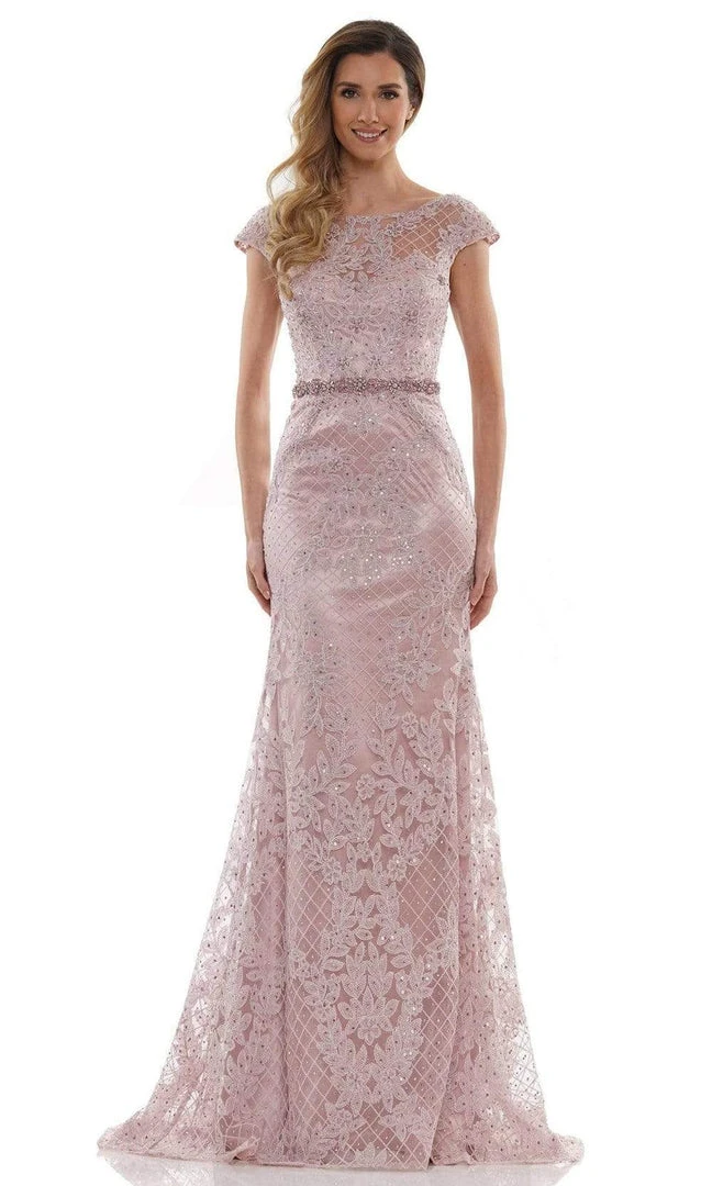 Marsoni By Colors - MV1120 Bateau Trumpet Evening Dress 5 Marsoni By Colors - MV1120 Bateau Trumpet Evening Dress