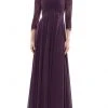 Marsoni By Colors - MV1125 V-Neck A-Line Evening Dress 1 Marsoni By Colors - MV1125 V-Neck A-Line Evening Dress