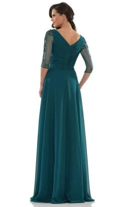 Marsoni By Colors - MV1135 Fitted A-Line Evening Dress