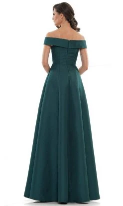 Marsoni By Colors - MV1138 Off Shoulder Beaded A-line Gown 8 Marsoni By Colors - MV1138 Off Shoulder Beaded A-line Gown