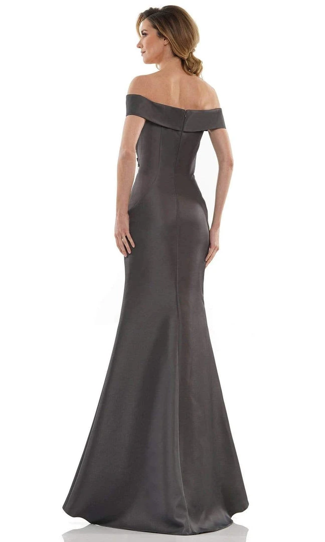 Marsoni By Colors - MV1140 Off Shoulder Trumpet Evening Dress 4 Marsoni By Colors - MV1140 Off Shoulder Trumpet Evening Dress
